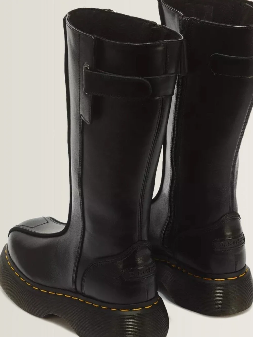 Dr. Martens Buzz Hi Gloss Leather Boots